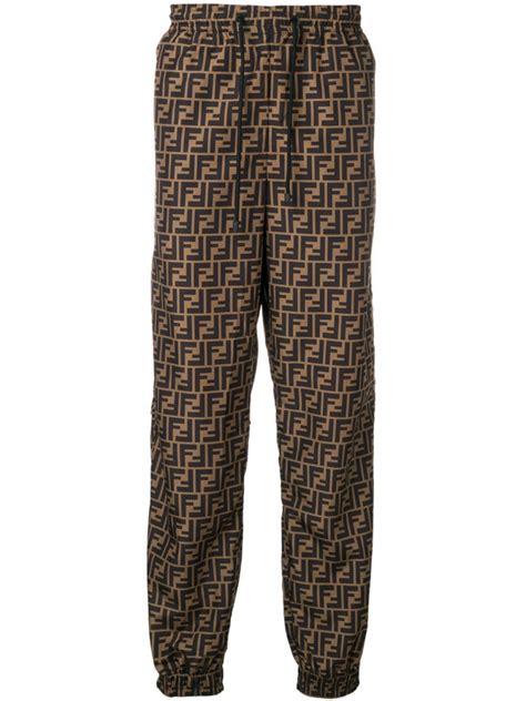 fendi track pants gray|fendi pants for women.